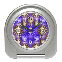 Stars Patterns Christmas Background Seamless Travel Alarm Clocks