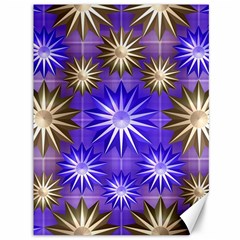 Stars Patterns Christmas Background Seamless Canvas 36  x 48  