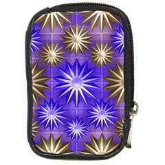 Stars Patterns Christmas Background Seamless Compact Camera Cases