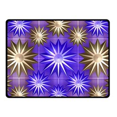 Stars Patterns Christmas Background Seamless Fleece Blanket (Small)