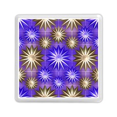 Stars Patterns Christmas Background Seamless Memory Card Reader (Square) 