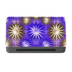 Stars Patterns Christmas Background Seamless Memory Card Reader with CF