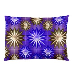 Stars Patterns Christmas Background Seamless Pillow Case (Two Sides)