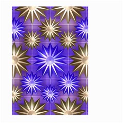 Stars Patterns Christmas Background Seamless Large Garden Flag (Two Sides)