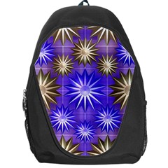 Stars Patterns Christmas Background Seamless Backpack Bag