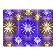 Stars Patterns Christmas Background Seamless Double Sided Flano Blanket (Mini) 