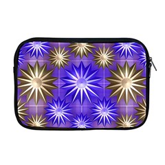 Stars Patterns Christmas Background Seamless Apple MacBook Pro 17  Zipper Case