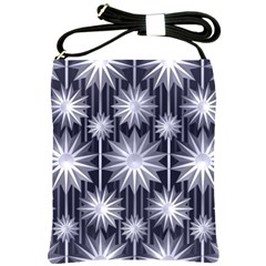 Stars Patterns Christmas Background Seamless Shoulder Sling Bags by Nexatart