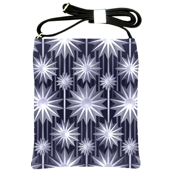 Stars Patterns Christmas Background Seamless Shoulder Sling Bags