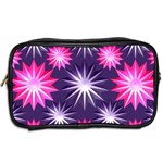 Stars Patterns Christmas Background Seamless Toiletries Bags 2-Side Back