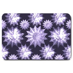 Stars Patterns Christmas Background Seamless Large Doormat  by Nexatart