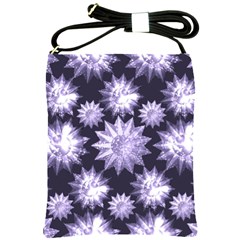 Stars Patterns Christmas Background Seamless Shoulder Sling Bags by Nexatart