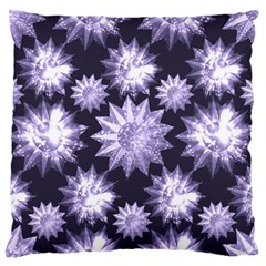 Stars Patterns Christmas Background Seamless Standard Flano Cushion Case (two Sides) by Nexatart