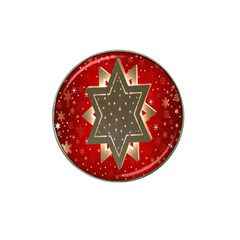 Star Wood Star Illuminated Hat Clip Ball Marker (4 Pack) by Nexatart