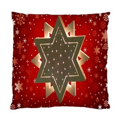 Star Wood Star Illuminated Standard Cushion Case (one Side) by Nexatart