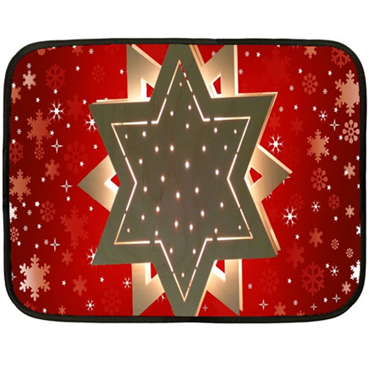 Star Wood Star Illuminated Double Sided Fleece Blanket (Mini) 