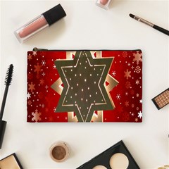 Star Wood Star Illuminated Cosmetic Bag (medium)  by Nexatart