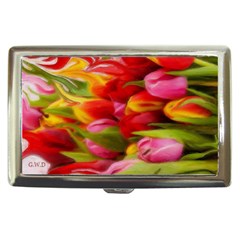 Colorful Tulips Abstract  Cigarette Money Cases