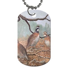 Bob White Quail Dog Tag (One Side)