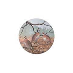 Bob White Quail Golf Ball Marker (4 pack)