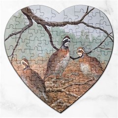 Bob White Quail Jigsaw Puzzle (Heart)