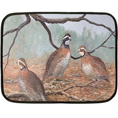 Bob White Quail Fleece Blanket (Mini)