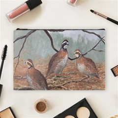 Bob White Quail Cosmetic Bag (Large) 