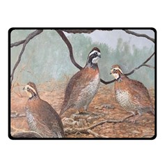 Bob White Quail Fleece Blanket (Small)