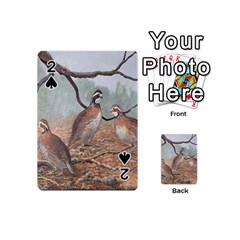 Bob White Quail Playing Cards 54 (mini)  by digitaldivadesigns