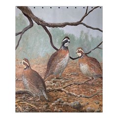 Bob White Quail Shower Curtain 60  x 72  (Medium) 