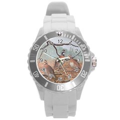 Bob White Quail Round Plastic Sport Watch (L)