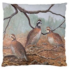 Bob White Quail Large Cushion Case (One Side)