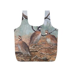 Bob White Quail Full Print Recycle Bags (S) 