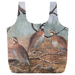 Bob White Quail Full Print Recycle Bags (L) 