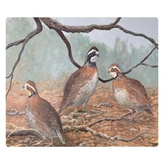 Bob White Quail Double Sided Flano Blanket (Small) 