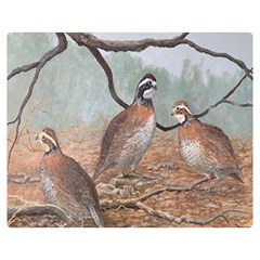 Bob White Quail Double Sided Flano Blanket (Medium) 