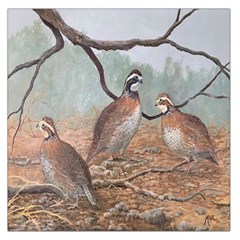 Bob White Quail Large Satin Scarf (Square)