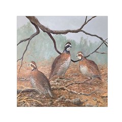 Bob White Quail Small Satin Scarf (Square)