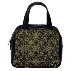 Futuristic Polygonal Classic Handbags (one Side) by dflcprints