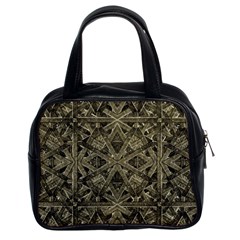 Futuristic Polygonal Classic Handbags (2 Sides) by dflcprints