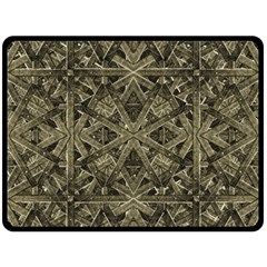 Futuristic Polygonal Fleece Blanket (large)  by dflcprints