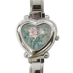 Surreal Floral Heart Italian Charm Watch by dflcprints