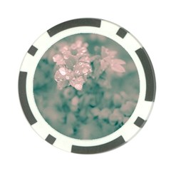 Surreal Floral Poker Chip Card Guard by dflcprints