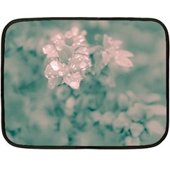 Surreal Floral Double Sided Fleece Blanket (mini)  by dflcprints