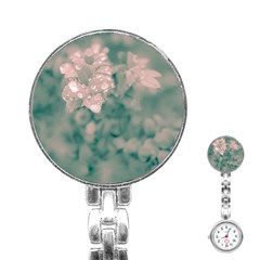 Surreal Floral Stainless Steel Nurses Watch by dflcprints