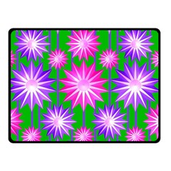 Stars Patterns Christmas Background Seamless Double Sided Fleece Blanket (small)  by Nexatart