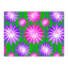 Stars Patterns Christmas Background Seamless Double Sided Flano Blanket (mini)  by Nexatart