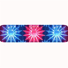 Stars Patterns Christmas Background Seamless Large Bar Mats by Nexatart