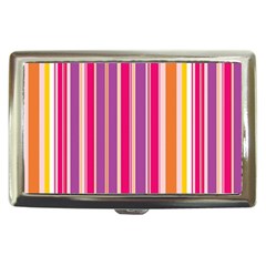 Stripes Colorful Background Pattern Cigarette Money Cases by Nexatart