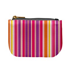 Stripes Colorful Background Pattern Mini Coin Purses by Nexatart